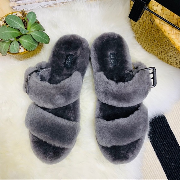 NEW UGG - Fuzz Yeah Slide Sandal 10 - Picture 6 of 13